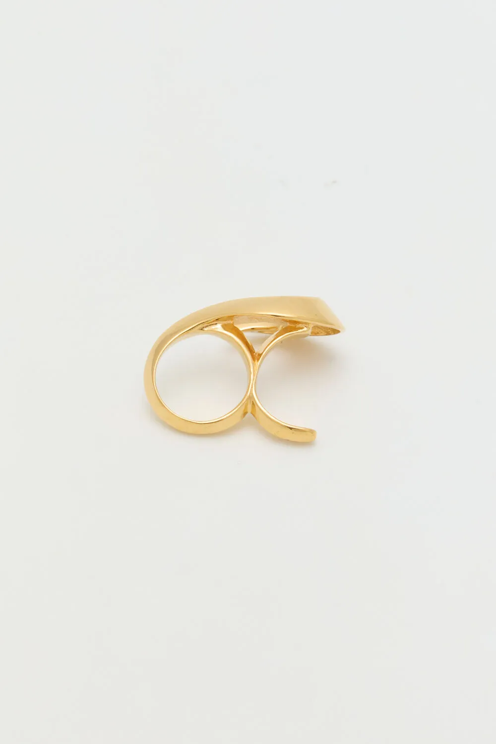 Bague 2 doigts  - Doré
