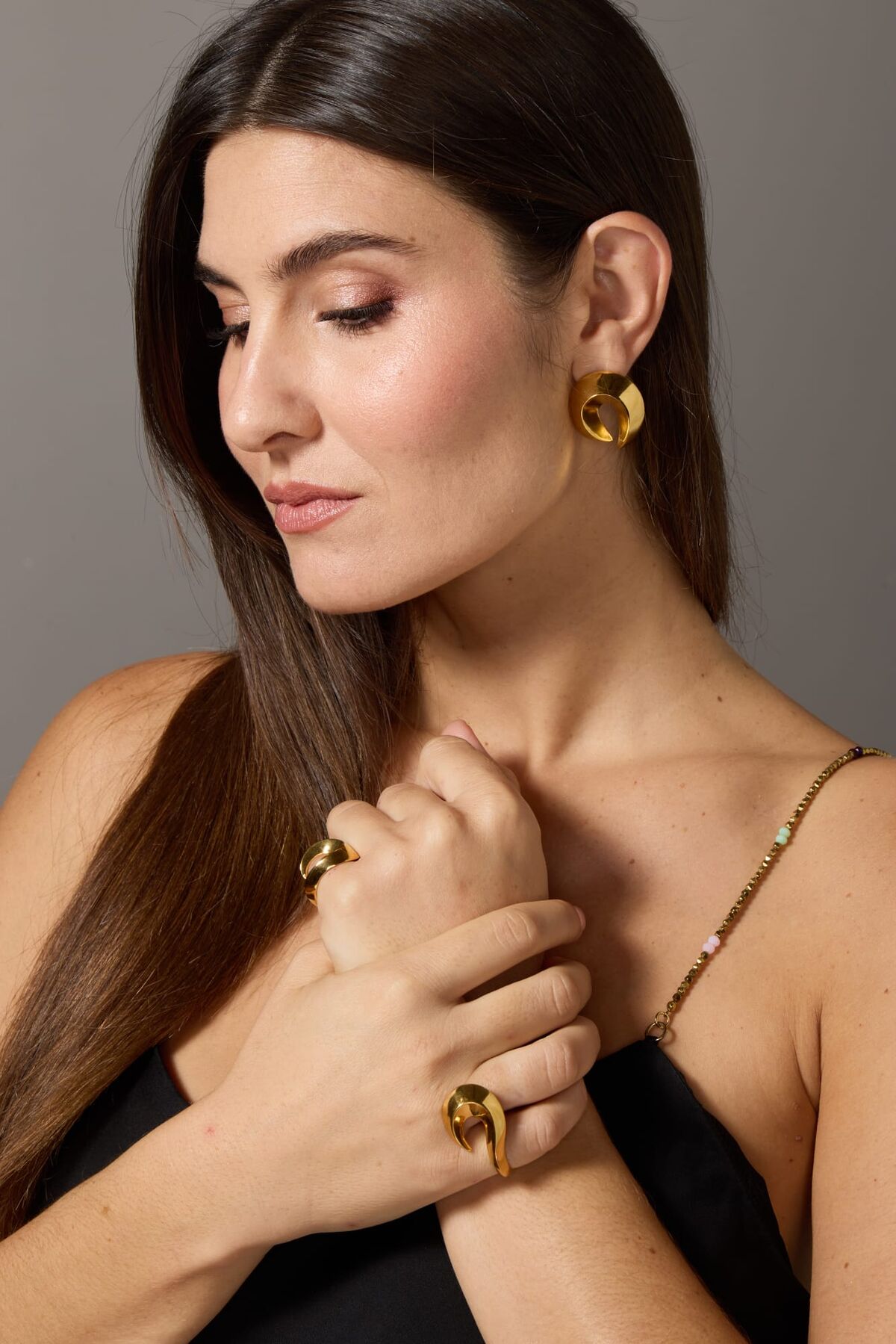 Boucles d'oreilles - Doré